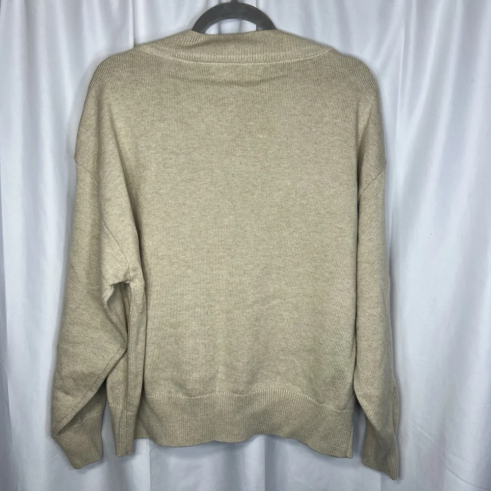 Free People Beach Solar Sweater 2 Piece Set Size S Beige Casual Comfy